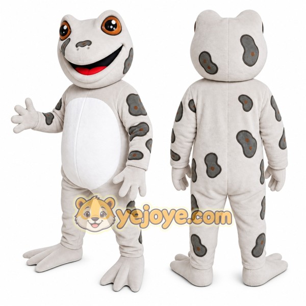 Frog Mascot Costume for Adults Custom Logo Party Character Suit