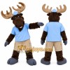 Moose Mascot Costume for Adults Custom Logo Party Character Suit Moose Mascot Costume for Adults Custom Logo Party Character Suit