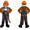 Tiger Mascot Costume for Adults Custom Logo Party Character Suit