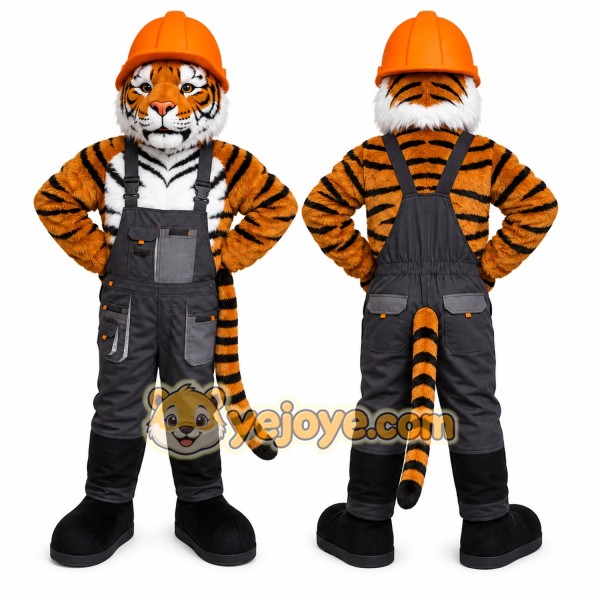 Tiger Mascot Costume for Adults Custom Logo Party Character Suit