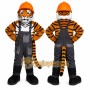Tiger Mascot Costume for Adults Custom Logo Party Character Suit