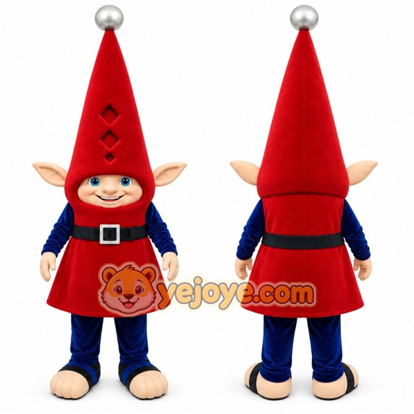 Elf Mascot Costume for Adults Custom Logo Party Character Suit