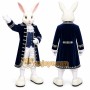 Rabbit Mascot Costume for Adults Custom Logo Party Character Suit