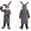 Rabbit Mascot Costume for Adults Custom Logo Party Character Suit