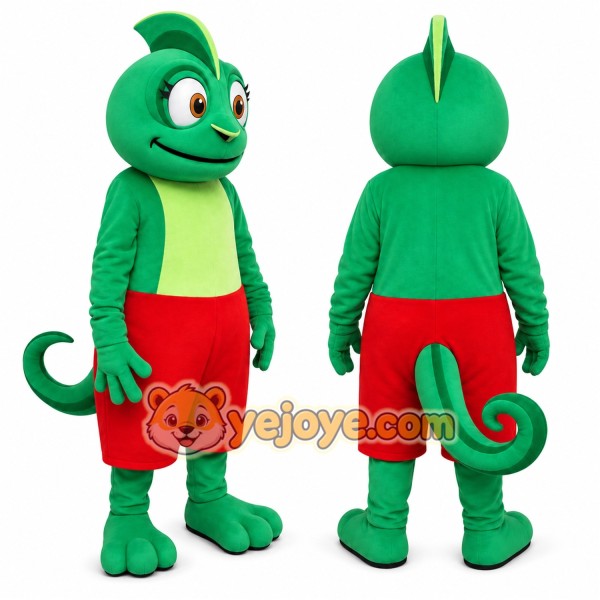 Lizard Mascot Costume for Adults Custom Logo Party Character Suit