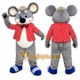 Mouse Mascot Costume for Adults Custom Logo Party Character Suit