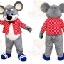 Mouse Mascot Costume for Adults Custom Logo Party Character Suit