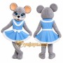 Mouse Mascot Costume for Adults Custom Logo Party Character Suit