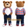 Bear Mascot Costume for Adults Custom Logo Party Character Suit