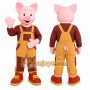 Pig Mascot Costume for Adults Custom Logo Party Character Suit