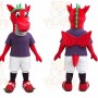 Dragon Mascot Costume for Adults Custom Logo Party Character Suit