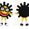 Sun Mascot Costume for Adults Custom Logo Party Character Suit
