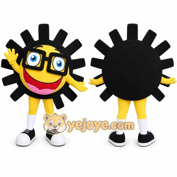 Sun Mascot Costume for Adults Custom Logo Party Character Suit