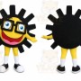 Sun Mascot Costume for Adults Custom Logo Party Character Suit