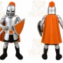 Knight Mascot Costume for Adults Custom Logo Party Character Suit