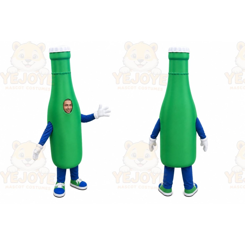 Bottle Mascot Costume for Adults Custom Logo Party Character Suit