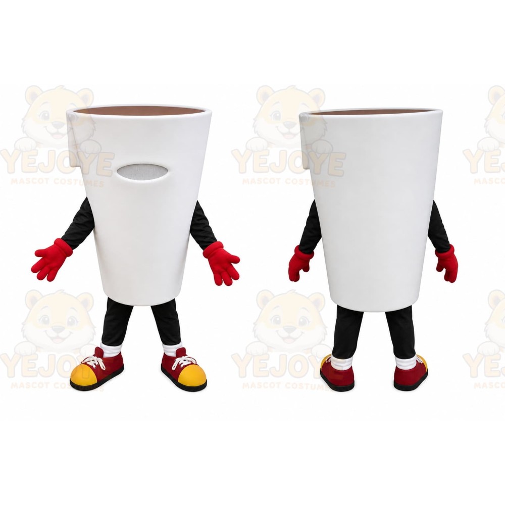 Cup Mascot Costume for Adults Custom Logo Party Character Suit