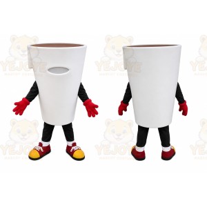 Cup Mascot Costume for Adults Custom Logo Party Character Suit