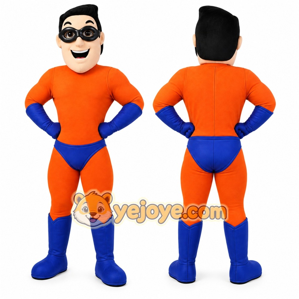 Strongman Mascot Costume for Adults Custom Logo Party Character Suit