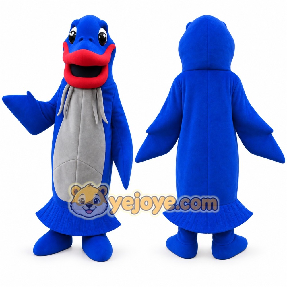 Fish Mascot Costume for Adults Custom Logo Party Character Suit