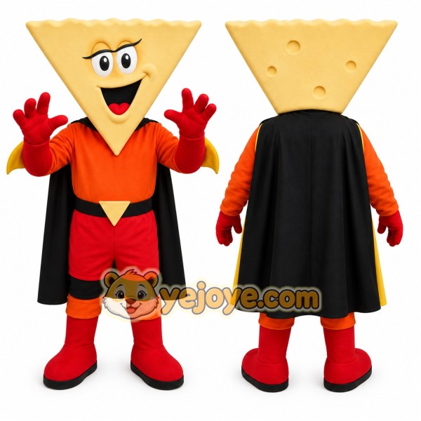 Triangular Snack Character Mascot Costume for Adults Custom Logo Party Character Suit