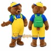 Bear Mascot Costume for Adults Custom Logo Party Character Suit