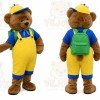 Bear Mascot Costume for Adults Custom Logo Party Character Suit