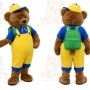 Bear Mascot Costume for Adults Custom Logo Party Character Suit
