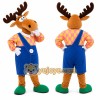 Moose Mascot Costume for Adults Custom Logo Party Character Suit Moose Mascot Costume for Adults Custom Logo Party Character Suit