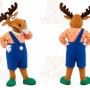 Moose Mascot Costume for Adults Custom Logo Party Character Suit