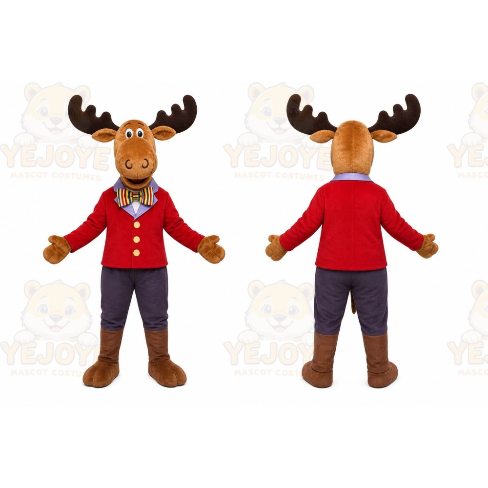 Moose Mascot Costume for Adults Custom Logo Party Character Suit