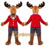 Moose Mascot Costume for Adults Custom Logo Party Character Suit