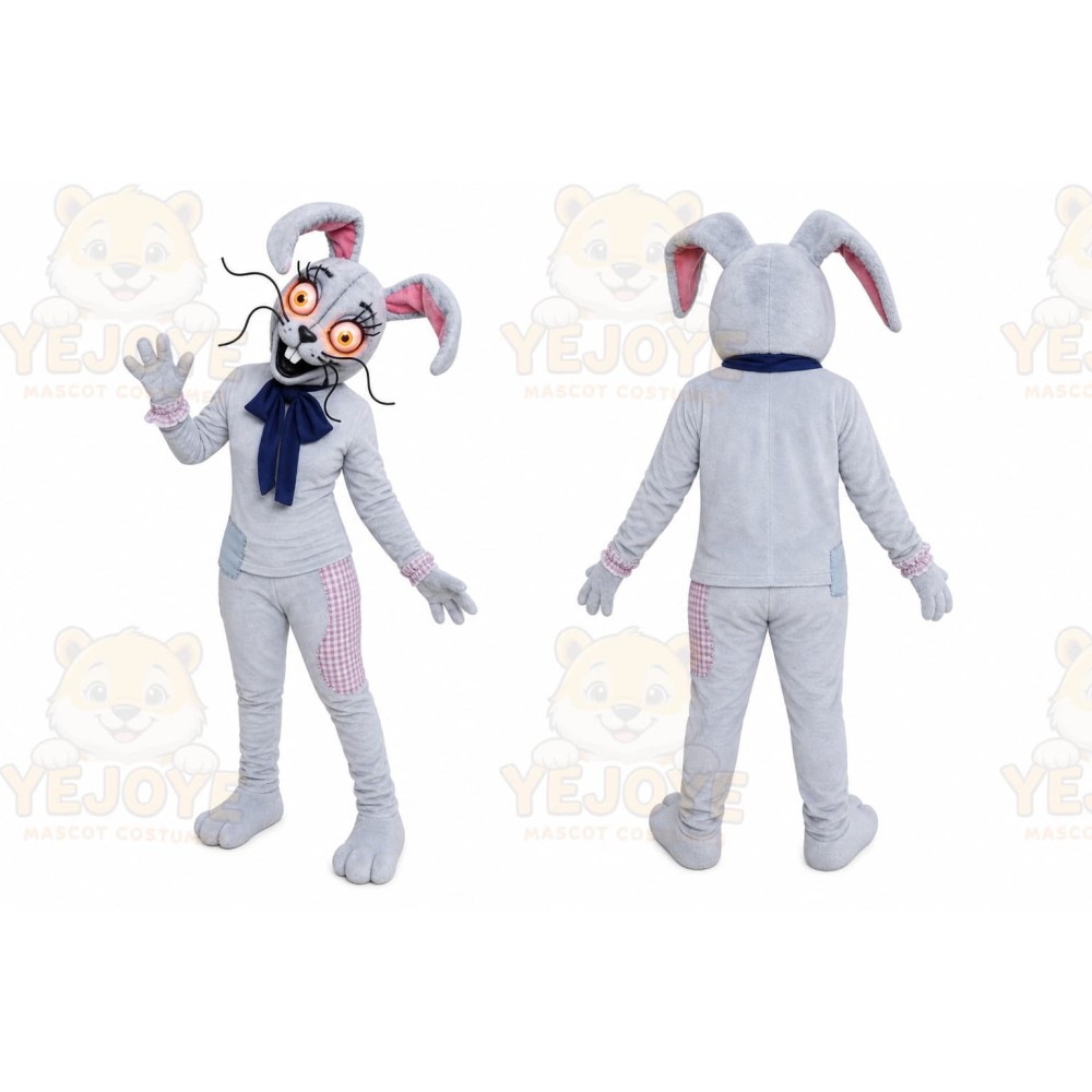 Rabbit Mascot Costume for Adults Custom Logo Party Character Suit