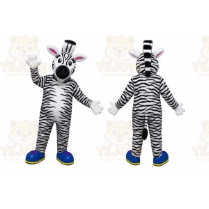 Zebra Mascot Costume for Adults Custom Logo Party Character Suit
