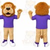 Lion Mascot Costume for Adults Custom Logo Party Character Suit