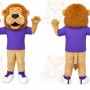 Lion Mascot Costume for Adults Custom Logo Party Character Suit