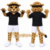 Cheetah Mascot Costume for Adults Custom Logo Party Character Suit Cheetah Mascot Costume for Adults Custom Logo Party Character Suit