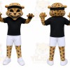 Cheetah Mascot Costume for Adults Custom Logo Party Character Suit