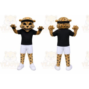 Cheetah Mascot Costume for Adults Custom Logo Party Character Suit