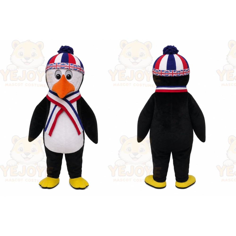 Penguin Mascot Costume for Adults Custom Logo Party Character Suit