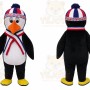 Penguin Mascot Costume for Adults Custom Logo Party Character Suit