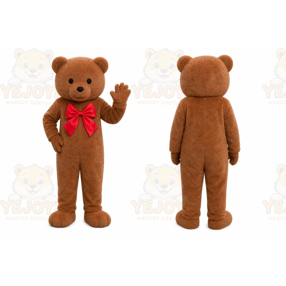 Bear Mascot Costume for Adults Custom Logo Party Character Suit