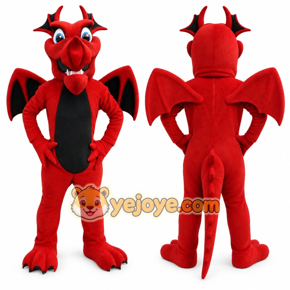 Dragon Mascot Costume for Adults Custom Logo Party Character Suit