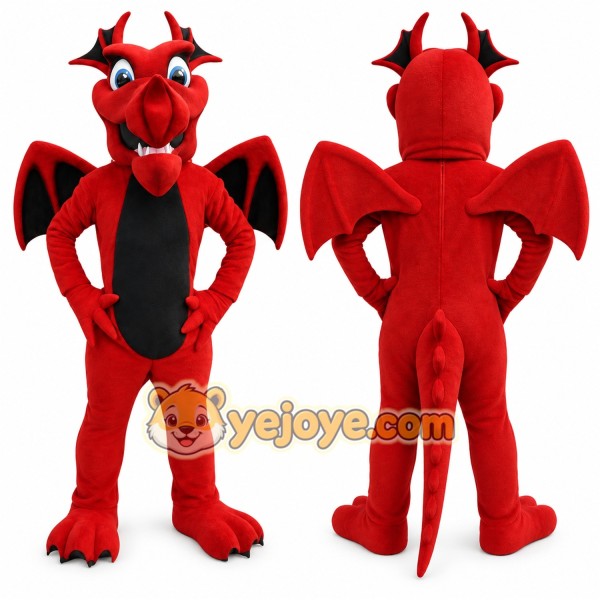 Dragon Mascot Costume for Adults Custom Logo Party Character Suit