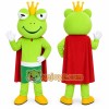 Frog Mascot Costume for Adults Custom Logo Party Character Suit