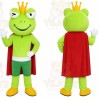 Frog Mascot Costume for Adults Custom Logo Party Character Suit