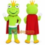 Frog Mascot Costume for Adults Custom Logo Party Character Suit
