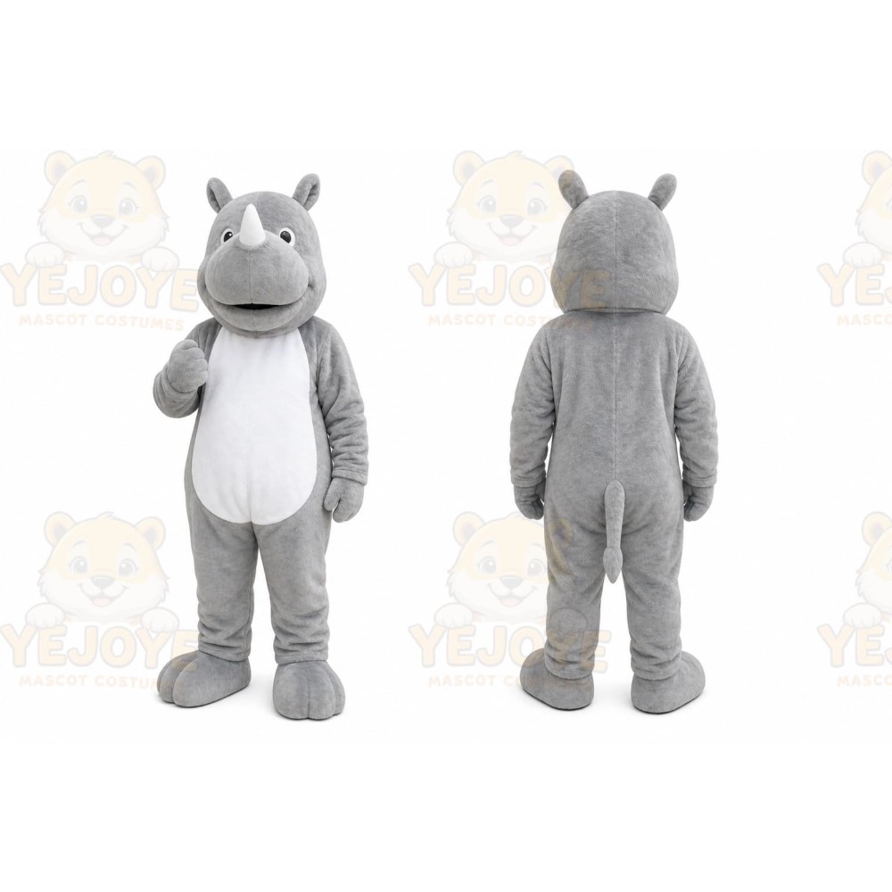 Rhino Mascot Costume for Adults Custom Logo Party Character Suit