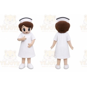 Nurse Mascot Costume for Adults Custom Logo Party Character Suit