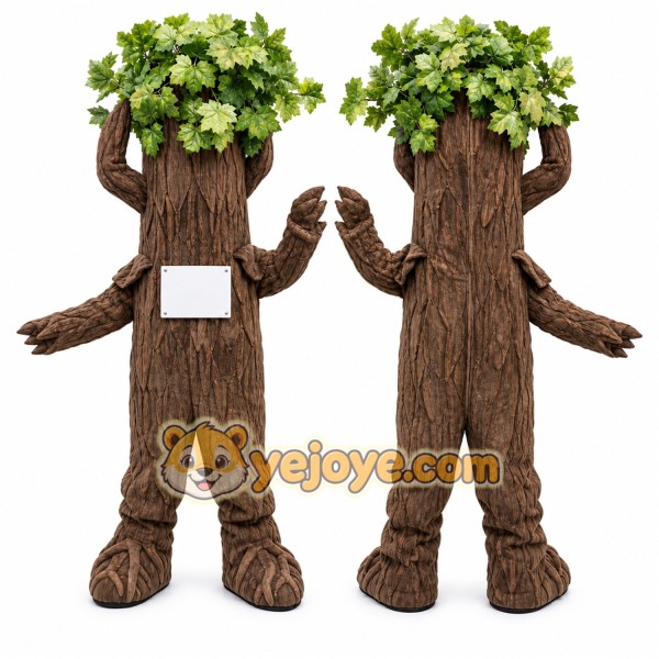 Tree Mascot Costume for Adults Custom Logo Party Character Suit